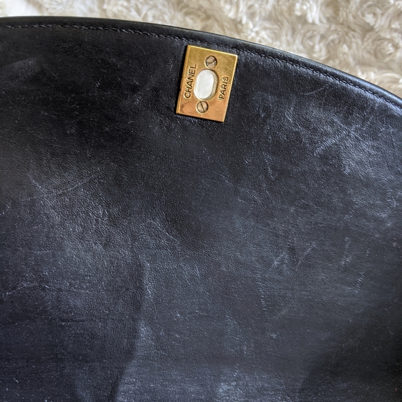 SOLD. Chanel Black Lambskin Medium Diana - Picture 13 of 13